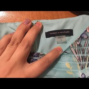 Tommy Hilfiger floral dress light blue size 12